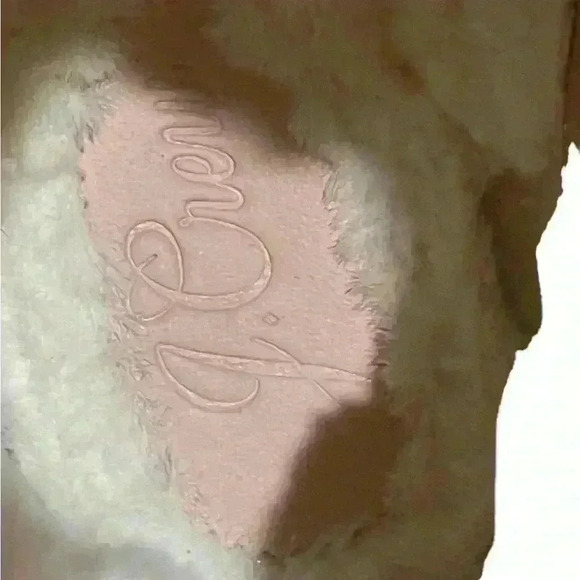 J. Crew Women Faux Fur Lined Clog Boots Size 8.5 Suede Chelsea Light Pink - Picture 13 of 13